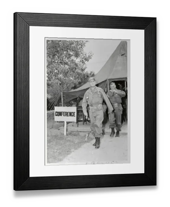 Framed Print : Military Generals Leaving Tent Framed Print : Military Generals Leaving Tent