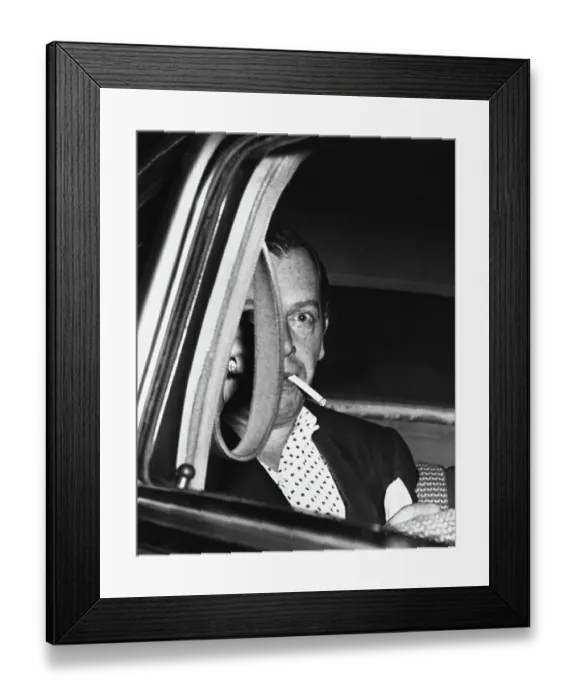 Framed Print : Milton Berle Visits Ex Joyce Matthews In The Hospital Framed Print : Milton Berle Visits Ex Joyce Matthews In The Hospital