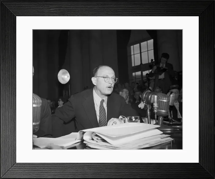 Framed Print : Owen Lattimore Testifying Framed Print : Owen Lattimore Testifying