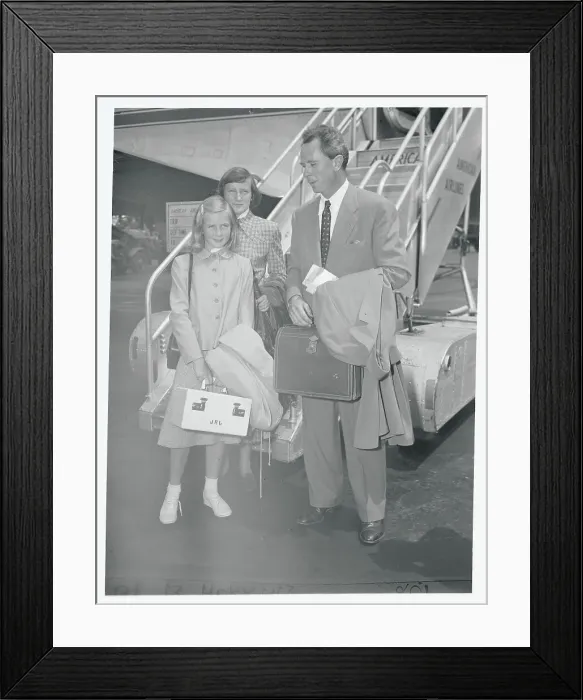 Framed Print : Pia Lindstrom and Family Framed Print : Pia Lindstrom and Family