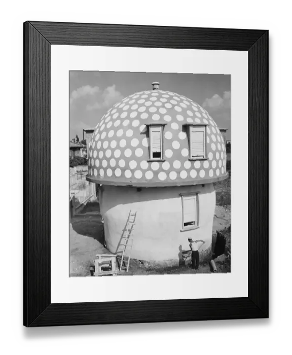 Framed Print : Mushroom House in Milan Framed Print : Mushroom House in Milan