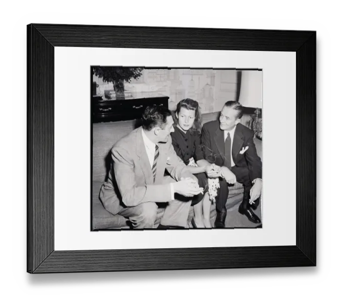 Framed Print : Rita Hayworth W / Divorce Attorneys Framed Print : Rita Hayworth W / Divorce Attorneys