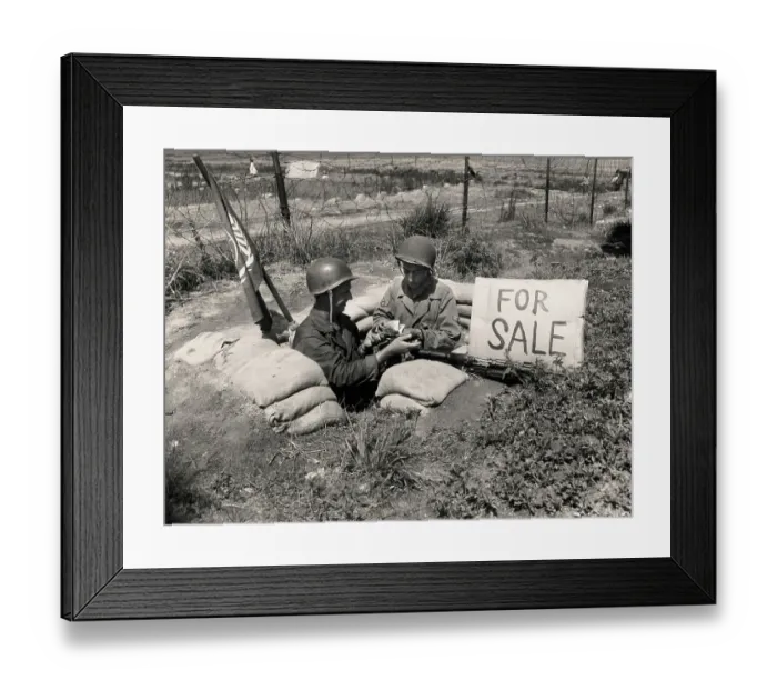 Framed Print : Korean Dugout For Sale Framed Print : Korean Dugout For Sale