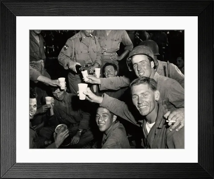 Framed Print : Turkish And American Troops