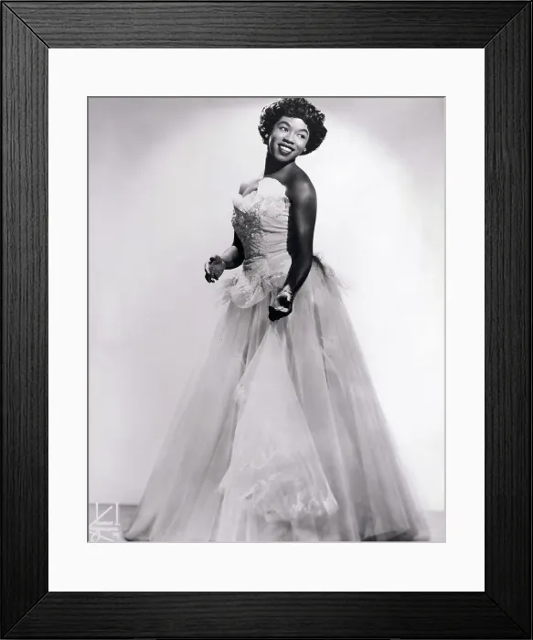 Framed Print : American Jazz Singer Sarah Vaughan Framed Print : American Jazz Singer Sarah Vaughan