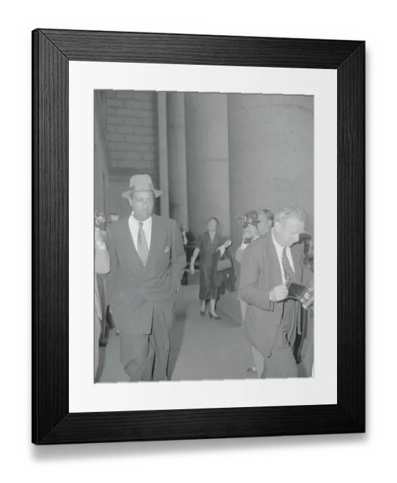 Framed Print : City Councilman Benjamin Davis at Court House Framed Print : City Councilman Benjamin Davis at Court House