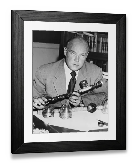 Framed Print : George H. White Looking at Opium Pipe Framed Print : George H. White Looking at Opium Pipe