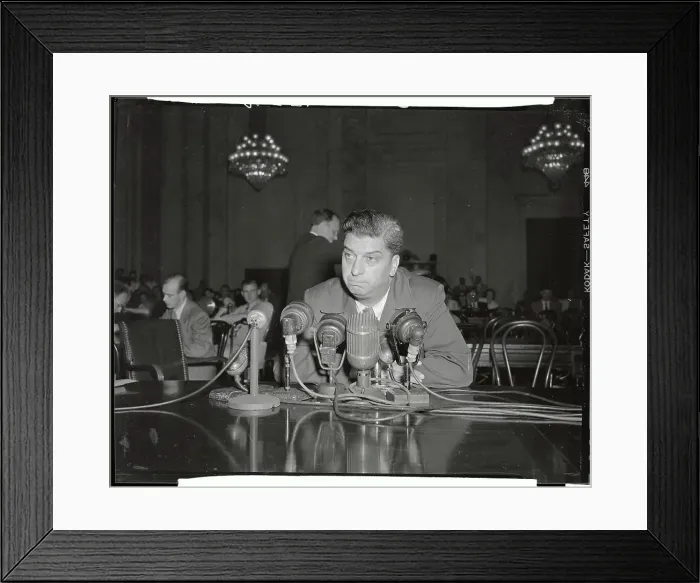 Framed Print : Gaetano Martino Testifying in Congress Framed Print : Gaetano Martino Testifying in Congress