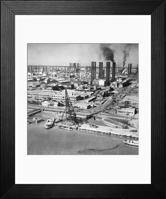 Framed Print : Anglo-Iranian Oil Company Plant Framed Print : Anglo-Iranian Oil Company Plant