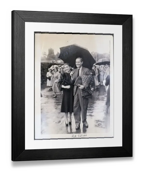 Framed Print : Barbara Hutton with Baron Von Cramm Framed Print : Barbara Hutton with Baron Von Cramm