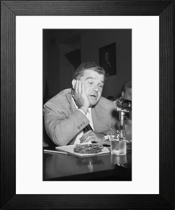 Framed Print : Robert Rossen At House Investigation Framed Print : Robert Rossen At House Investigation
