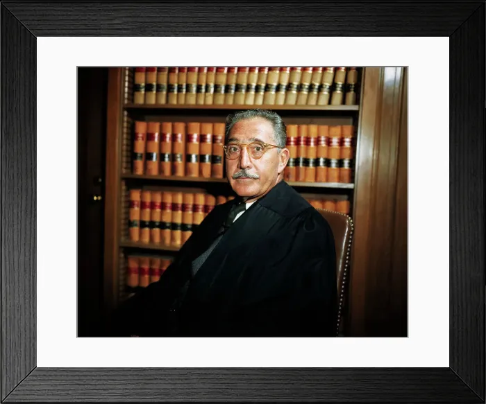 Framed Print : Portrait of Judge Harold Medina at his Desk Framed Print : Portrait of Judge Harold Medina at his Desk