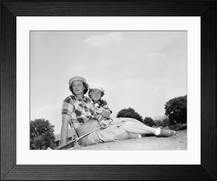 Framed Print : Golfers Patty Berg and Babe Didrikson Zaharias Framed Print : Golfers Patty Berg and Babe Didrikson Zaharias