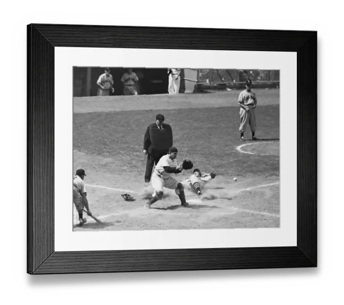 Framed Print : Yogi Berra Waiting for Baseball Framed Print : Yogi Berra Waiting for Baseball