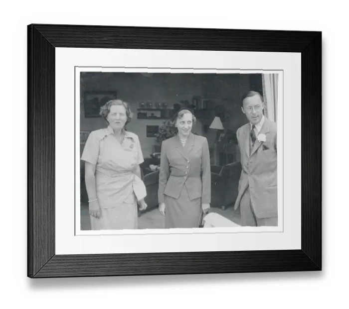 Framed Print : Margaret Truman and Prince Bernhard with Queen Juliana Framed Print : Margaret Truman and Prince Bernhard with Queen Juliana