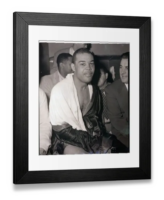 Framed Print : Joe Louis Smiling After His Title Win Framed Print : Joe Louis Smiling After His Title Win