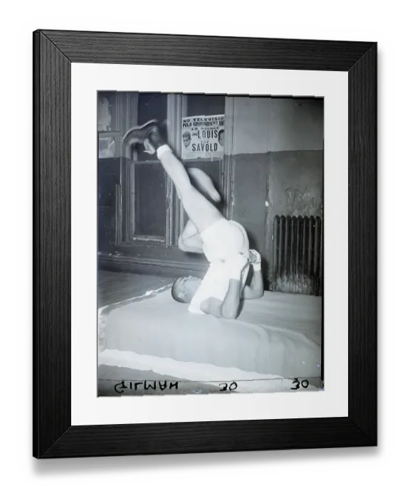 Framed Print : Joe Louis Doing Leg Exercises Framed Print : Joe Louis Doing Leg Exercises