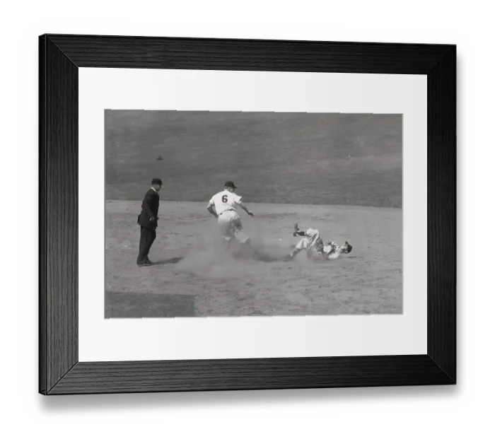 Framed Print : White Sox Player Lying on Field After Rough Play Framed Print : White Sox Player Lying on Field After Rough Play