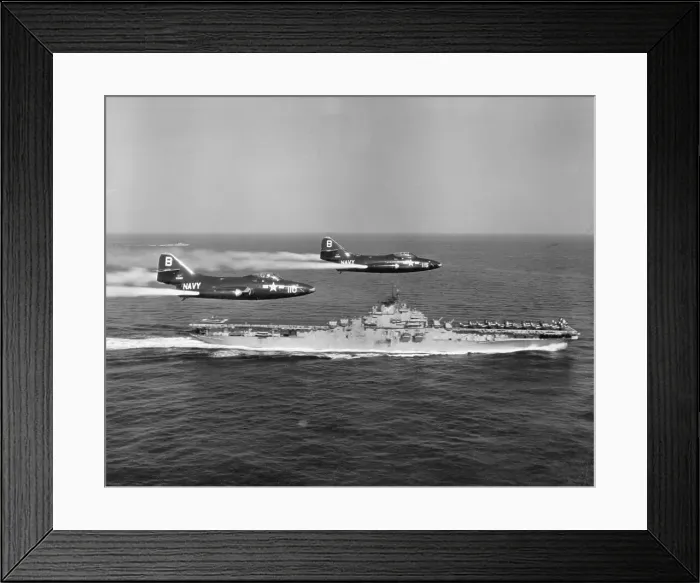 Framed Print : Military Aircrafts Passing USS Princeton Framed Print : Military Aircrafts Passing USS Princeton
