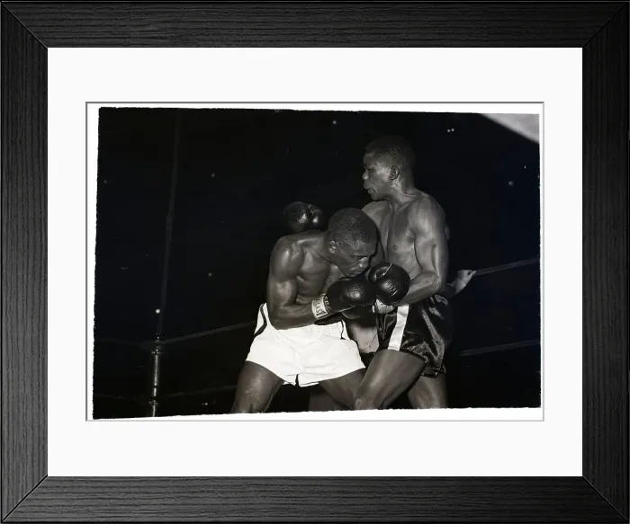 Framed Print : Boxing;Boxer W / Head Down To Get In & Pun Framed Print : Boxing;Boxer W / Head Down To Get In & Pun