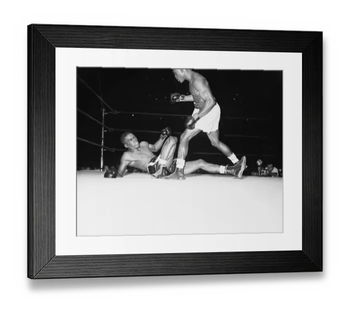 Framed Print : Boxers Ike Williams and Jimmy Carter Framed Print : Boxers Ike Williams and Jimmy Carter