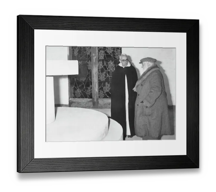 Framed Print : Henri Matisse Chatting with Priest Framed Print : Henri Matisse Chatting with Priest