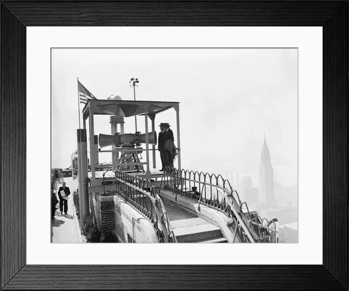 Framed Print : Installing of Air Raid Sirens Framed Print : Installing of Air Raid Sirens