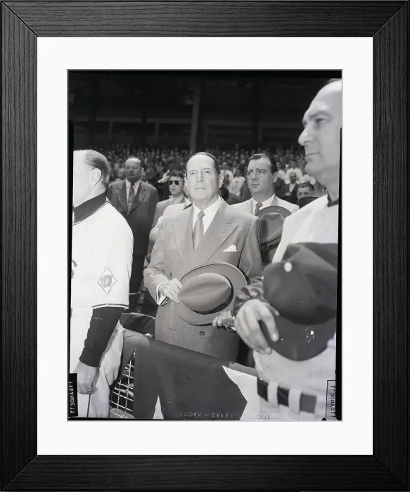 Framed Print : Douglas MacArthur in Civilian Clothes
