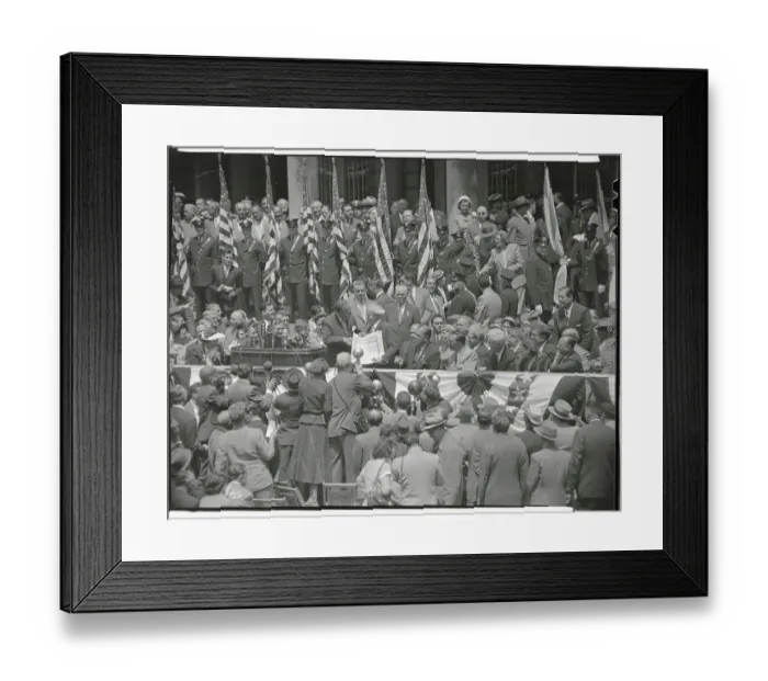 Framed Print : View of Audience at Israel Anniversary Event Framed Print : View of Audience at Israel Anniversary Event