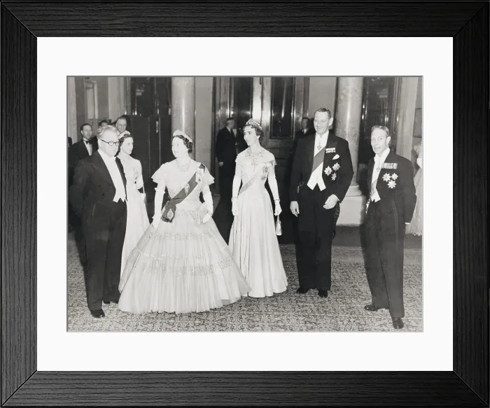 Framed Print : Large Gathering of Royal and Elite Framed Print : Large Gathering of Royal and Elite