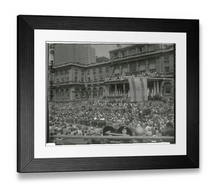 Framed Print : Parade for David Ben-Gurion Framed Print : Parade for David Ben-Gurion