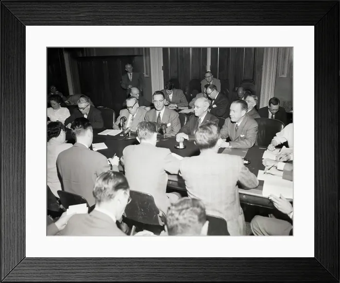 Framed Print : Crime Report Committee In Washington Framed Print : Crime Report Committee In Washington