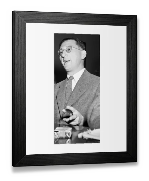 Framed Print : Abe Polonsky Testifying Before House Framed Print : Abe Polonsky Testifying Before House