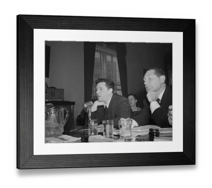 Framed Print : John Garfield At House Hearings Framed Print : John Garfield At House Hearings