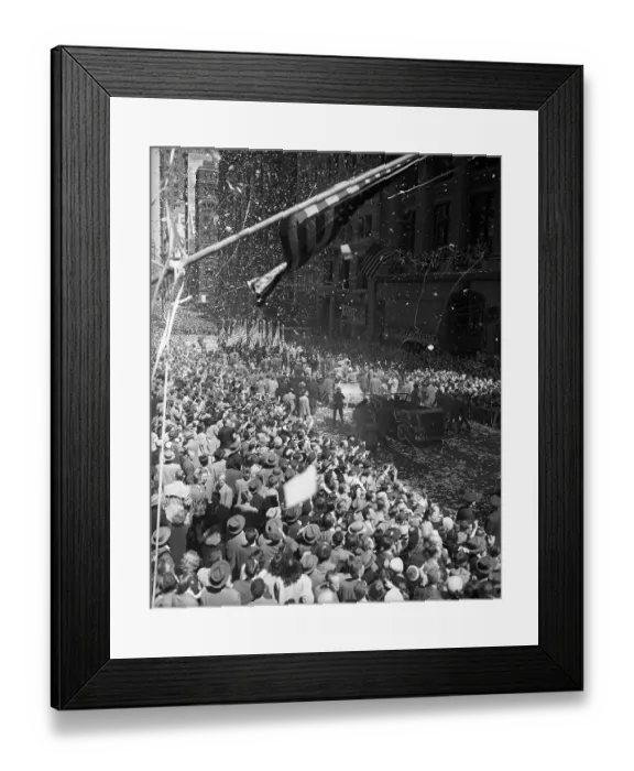 Framed Print : Ticker Tape Parade for General MacArthur