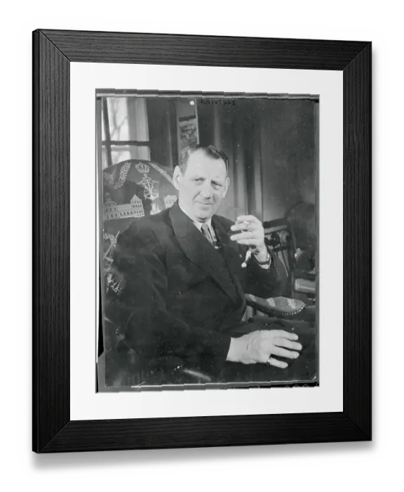 Framed Print : King Frederick Pausing for Camera