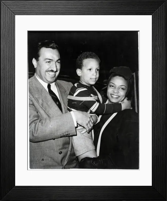 Framed Print : Adam Clayton Powell And Family Framed Print : Adam Clayton Powell And Family