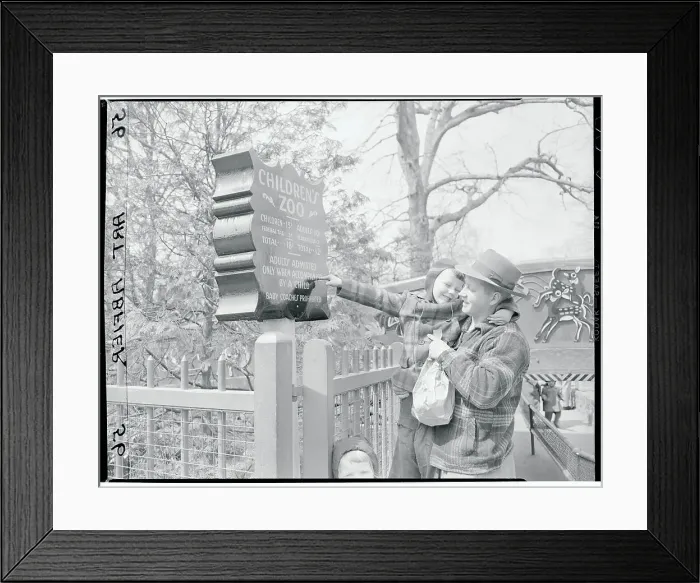 Framed Print : Opening Day of Children's Zoo, Bronx Park Framed Print : Opening Day of Children's Zoo, Bronx Park