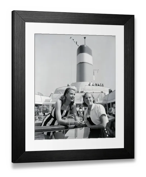Framed Print : Grace Kelly And Mrs. Francis Gray Framed Print : Grace Kelly And Mrs. Francis Gray