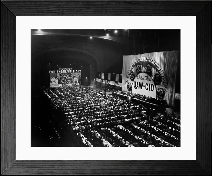 Framed Print : United Automobile Workers Convention Framed Print : United Automobile Workers Convention