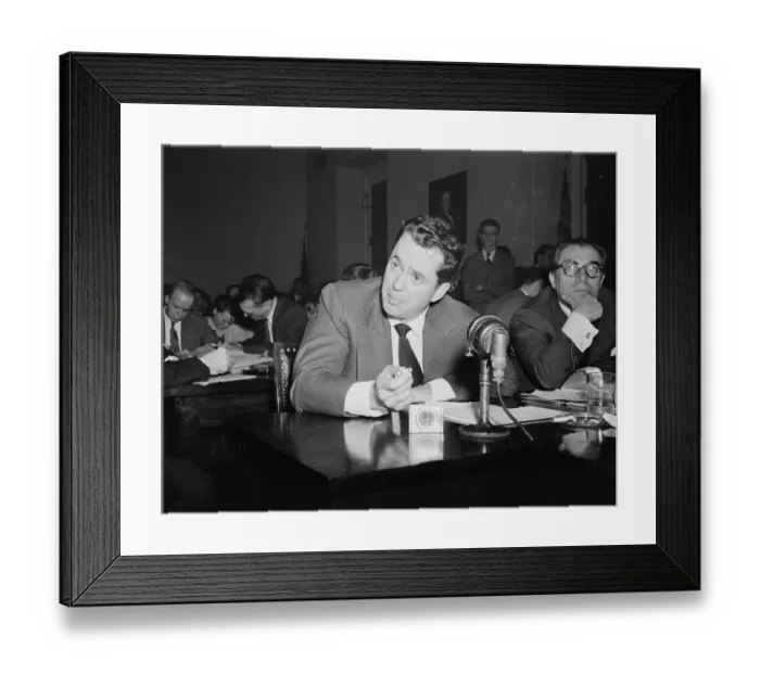 Framed Print : Larry Parks Testifying Framed Print : Larry Parks Testifying
