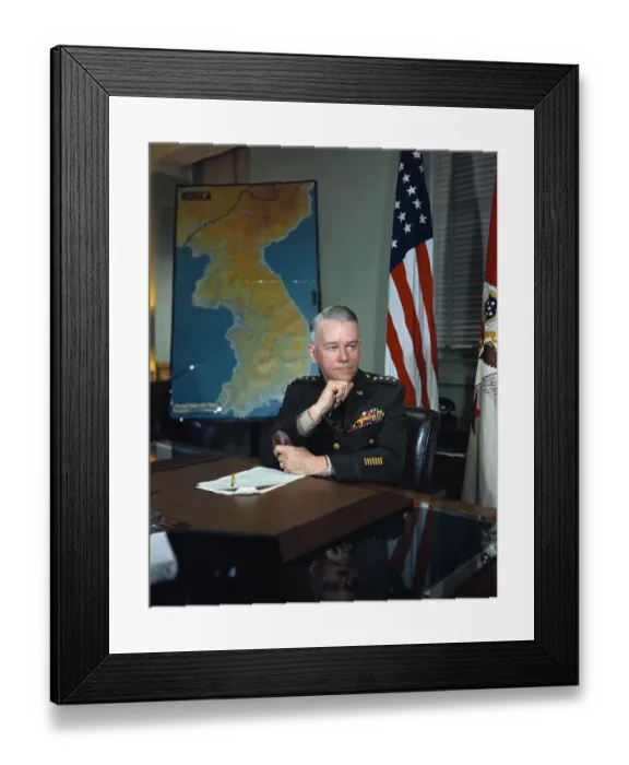 Framed Print : General J. Lawton Collins Sitting at Desk Framed Print : General J. Lawton Collins Sitting at Desk