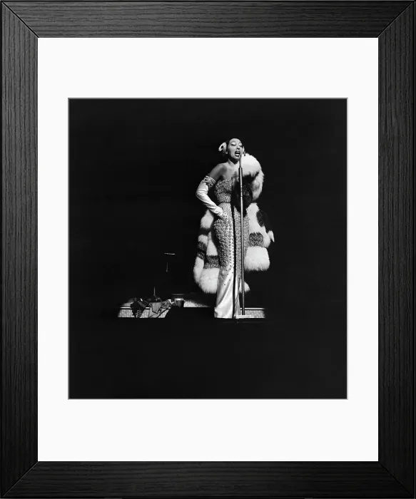 Framed Print : Josephine Baker Singing Onstage Framed Print : Josephine Baker Singing Onstage