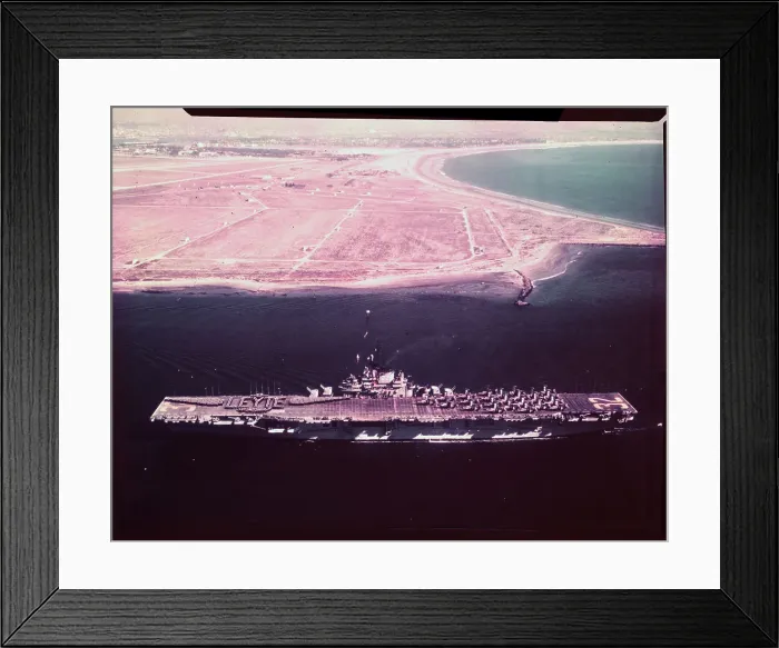 Framed Print : Large Military Vessel in Water Framed Print : Large Military Vessel in Water