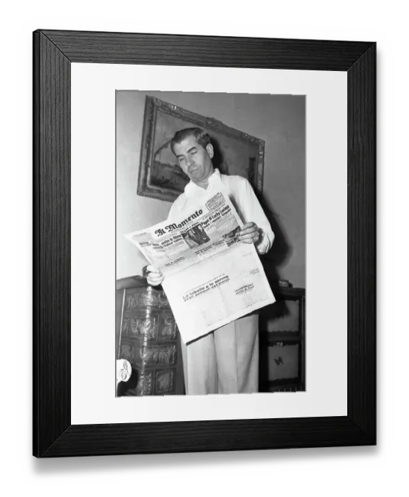 Framed Print : Charles Lucky Luciano Named in Crime Report Framed Print : Charles Lucky Luciano Named in Crime Report