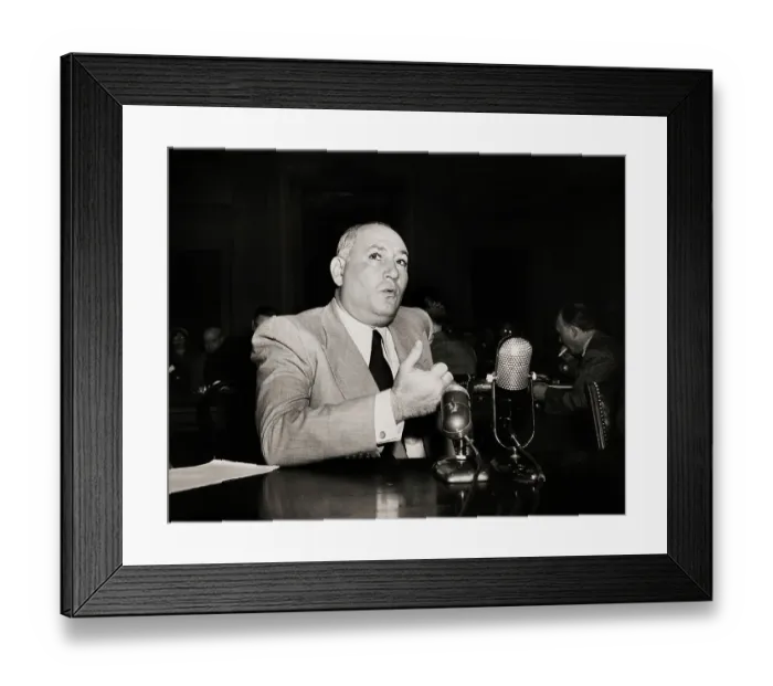 Framed Print : Racketeer Harry Stromberg Framed Print : Racketeer Harry Stromberg