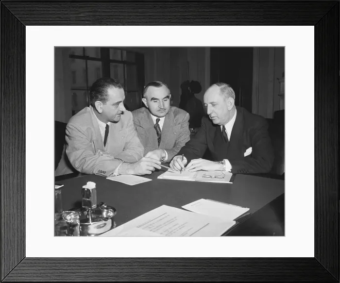 Framed Print : Lyndon B. Johnson, Wayne Morse, and Richard B. Russell Framed Print : Lyndon B. Johnson, Wayne Morse, and Richard B. Russell