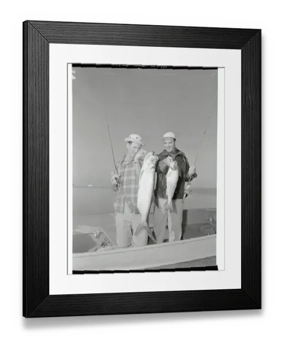 Framed Print : Ted Williams and Sammy Snead Fishing in Miami Framed Print : Ted Williams and Sammy Snead Fishing in Miami