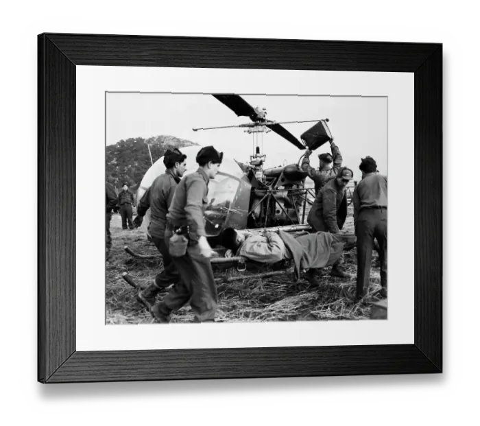 Framed Print : Evacuation Of Wounded Soldier Framed Print : Evacuation Of Wounded Soldier