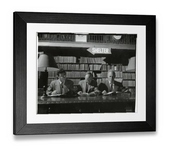 Framed Print : Three Men Reading Framed Print : Three Men Reading